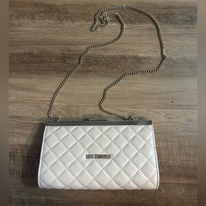 Love Moschino Quilted Clutch Bag